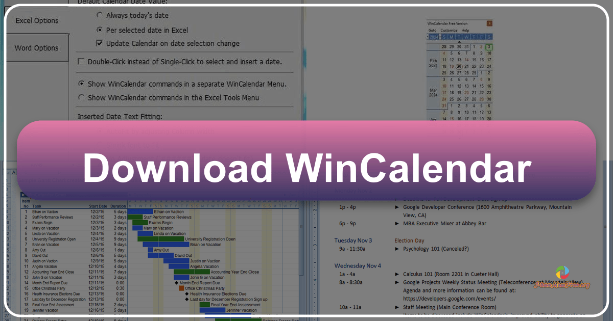 WinCalendar simplifies calendar creation in Microsoft Word and Excel with customizable templates and seamless integration. /images/download-wincalendar.png