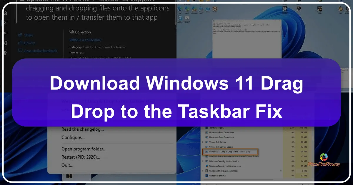 Windows 11 Drag & Drop to the Taskbar (Fix): Restoring Essential Functionality
