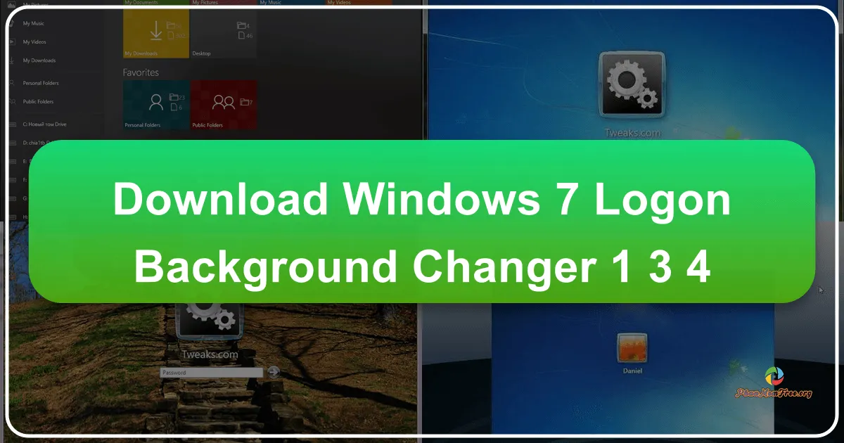 Windows 7 Logon Background Changer 1.5.2: Thay Đổi Hình Nền Màn Hình Đăng Nhập Windows 7