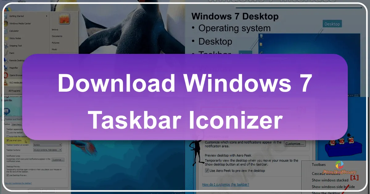 Windows 7 Taskbar Iconizer: A Comprehensive Review