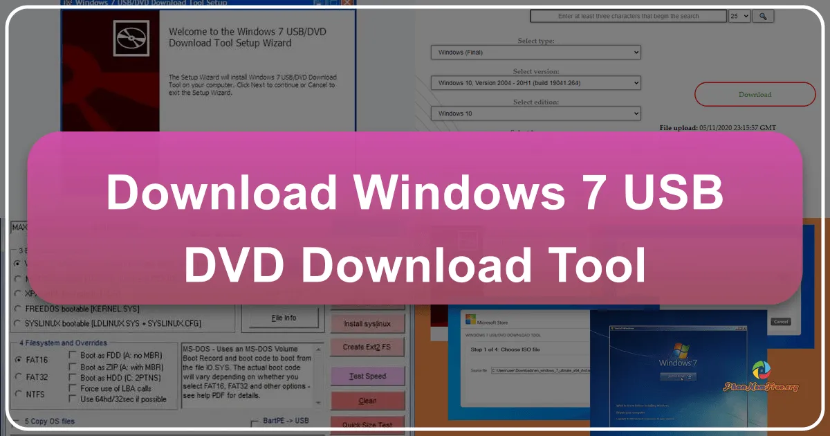 Windows 7 USB/DVD Download Tool: Hướng dẫn tạo bộ cài đặt Windows 7 trên USB và DVD