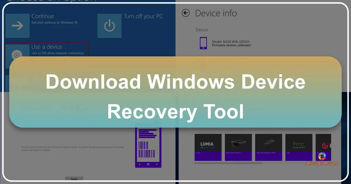 Công cụ khôi phục thiết bị Windows (Windows Device Recovery Tool)