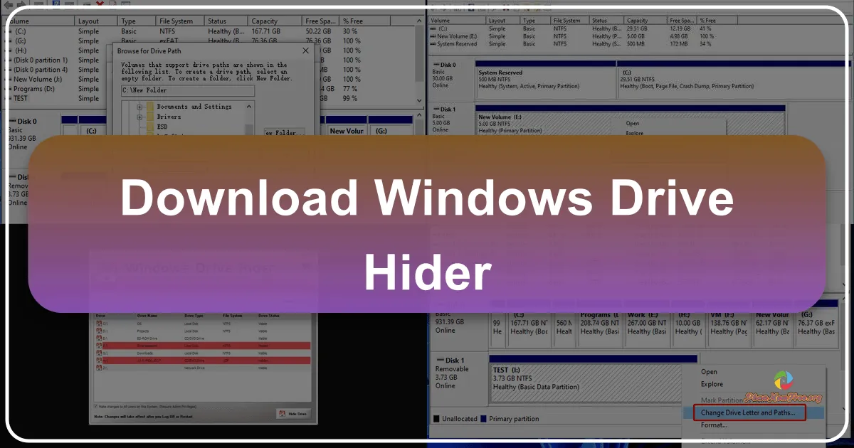 Windows Drive Hider: A Simple Utility for Basic Digital Privacy
