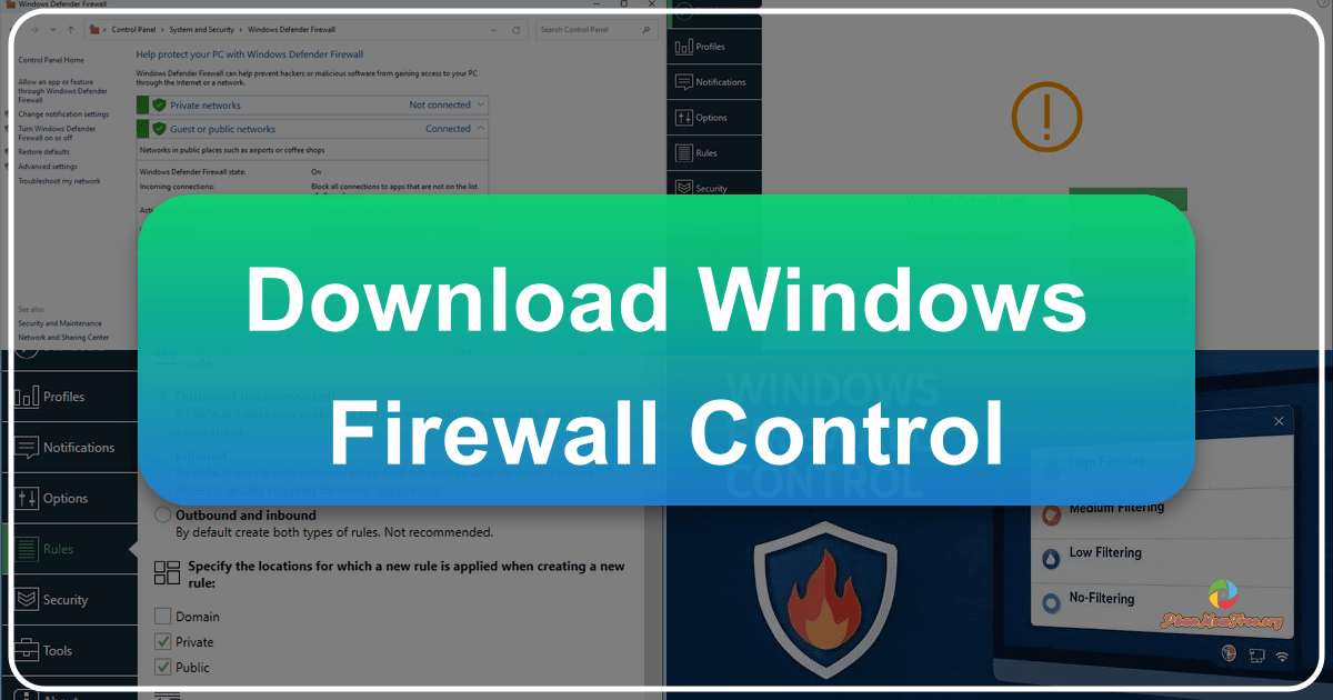Download Windows Firewall Control for enhanced security and granular control over network connections on your Windows system easily. /images/download-windows-firewall-control.png