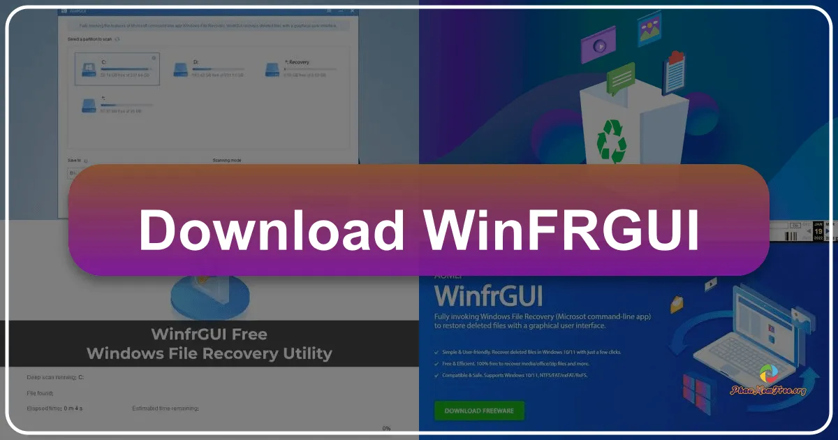 WinfrGUI: A User-Friendly Front-End for Windows File Recovery