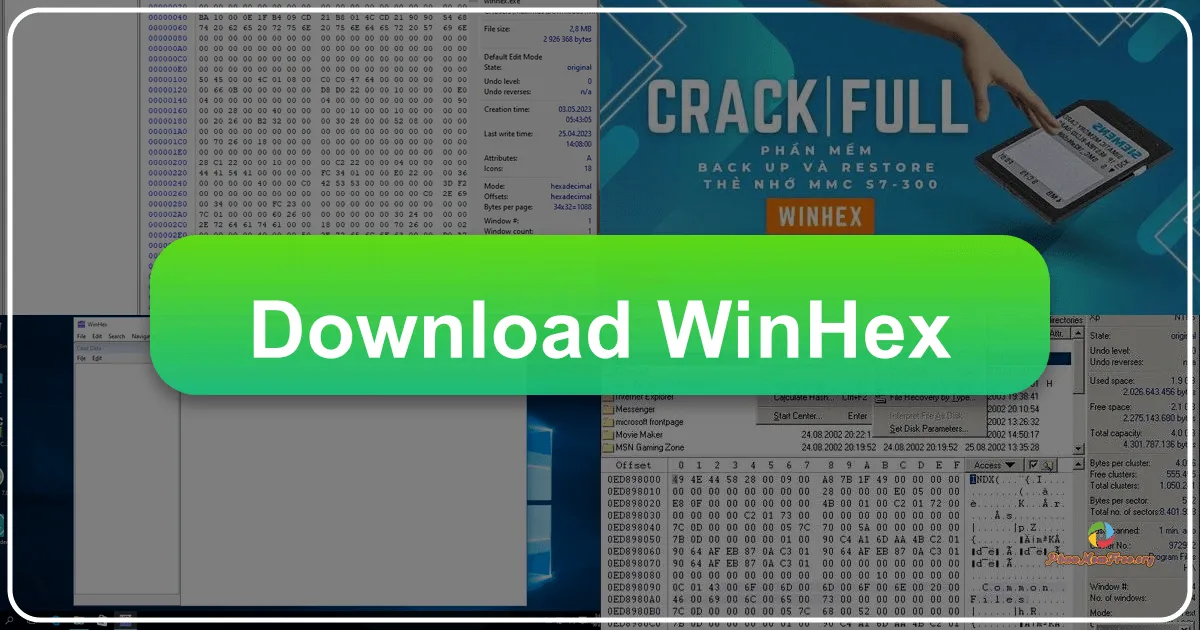 WinHex: Trình Biên Tập Mã Hex Toàn Diện và Công Cụ Phục Hồi Dữ Liệu Hàng Đầu