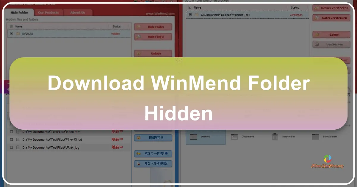 WinMend Folder Hidden: Giải pháp bảo mật dữ liệu cá nhân hiệu quả