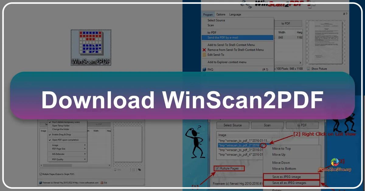 WinScan2PDF: A Comprehensive Review of This Free PDF Scanning Software