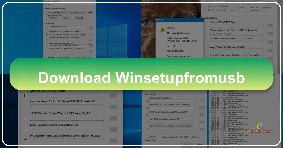 WinSetupFromUSB: Công cụ toàn diện để tạo USB khởi động đa năng