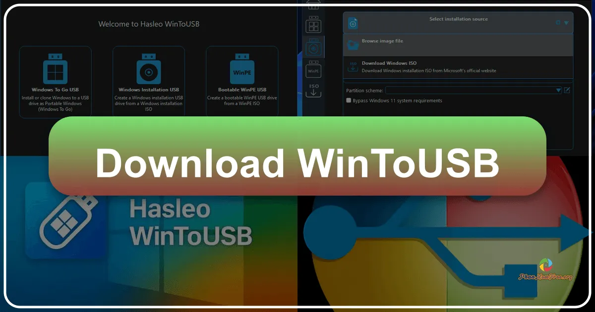 WinToUSB: Công cụ tạo USB cài đặt và chạy Windows di động