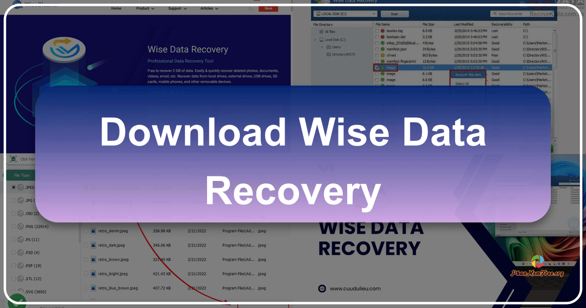 Wise Data Recovery: a fast, efficient, and user-friendly tool for recovering lost or deleted files from storage devices. /images/download-wise-data-recovery.png