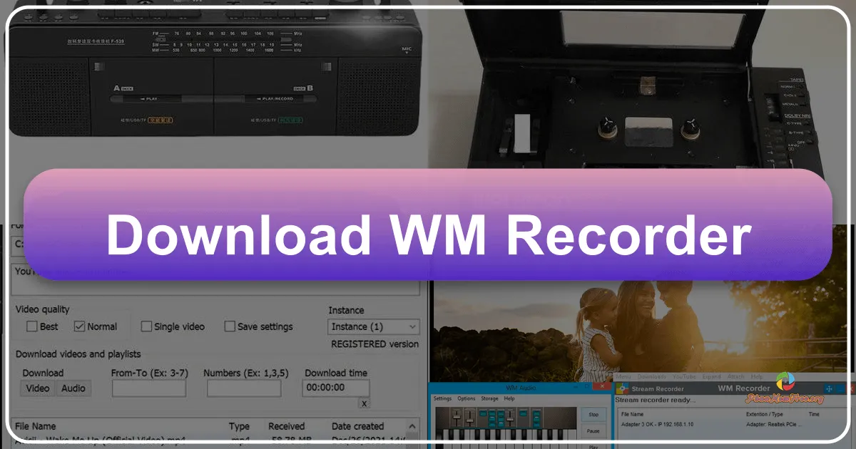 WM Recorder: Trợ thủ đắc lực cho việc ghi lại video và âm thanh