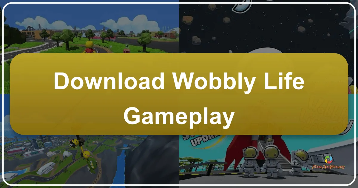 Wobbly Life Gameplay: A Stage-Based Ball Runner