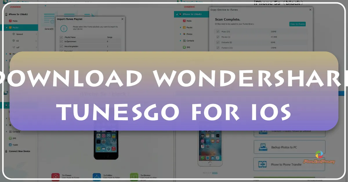 Wondershare TunesGo for iOS: A Comprehensive Guide to Music Management and Transfer