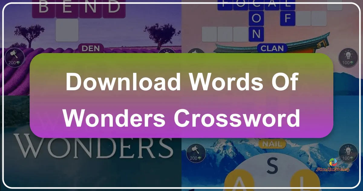 Words of Wonders: Crossword – A Captivating Word Game for iPhone Users