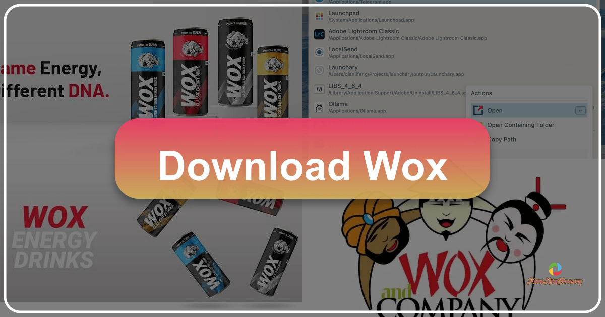 Wox is a free, versatile Windows launcher for efficient file and web searching with customizable plugins. /images/download-wox.png