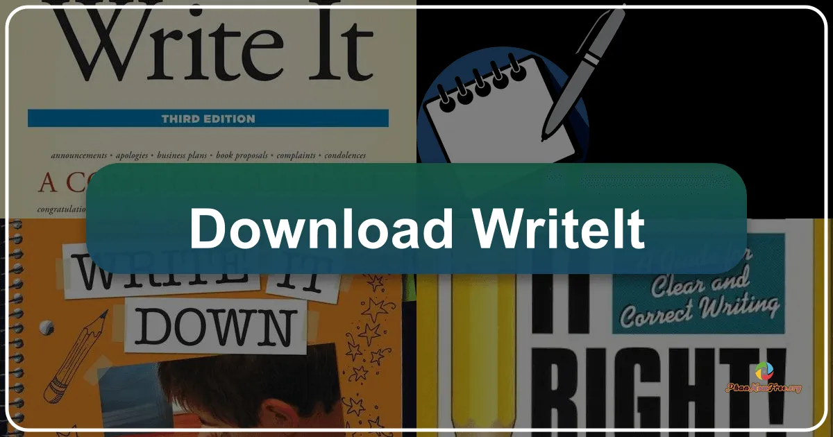 WRITEit: Lenovo's Touchscreen Writing App