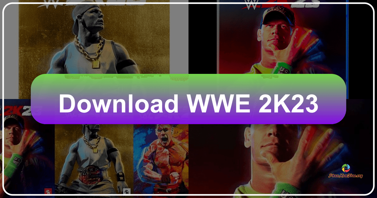 WWE 2K23: Enhanced gameplay, updated roster, and new features in this wrestling simulation game. /images/download-wwe-2k23.png