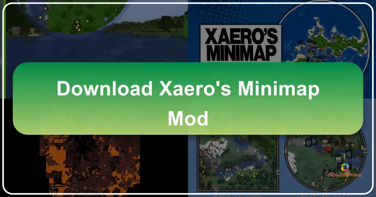 Xaero’s Minimap Mod: Bản đồ thu nhỏ toàn diện cho Minecraft