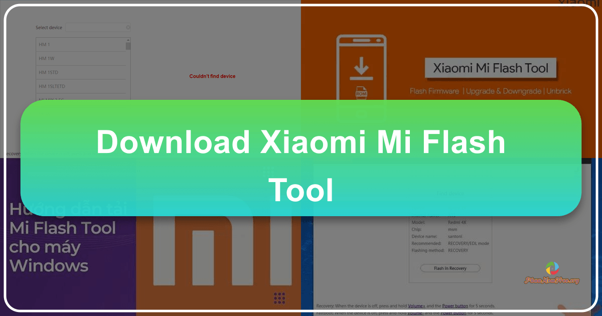 Xiaomi Mi Flash Tool: A guide for installing official ROMs on Xiaomi devices safely and efficiently. /images/download-xiaomi-mi-flash-tool.png