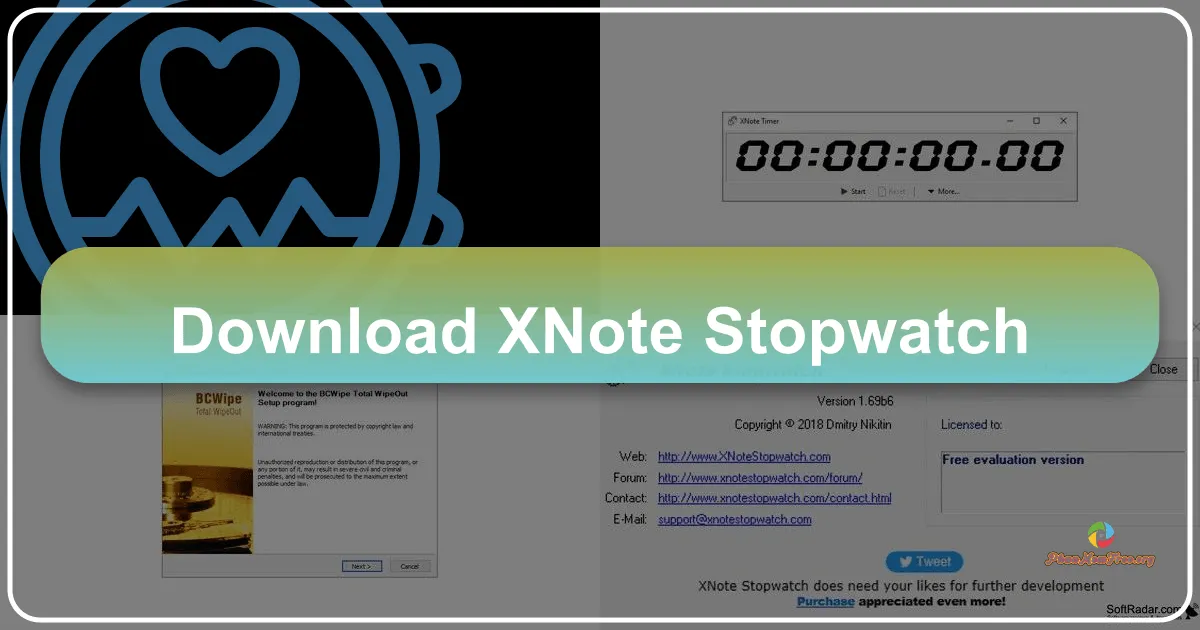 XNote Stopwatch: Đồng Hồ Bấm Giờ Đa Năng và Linh Hoạt Trên Máy Tính