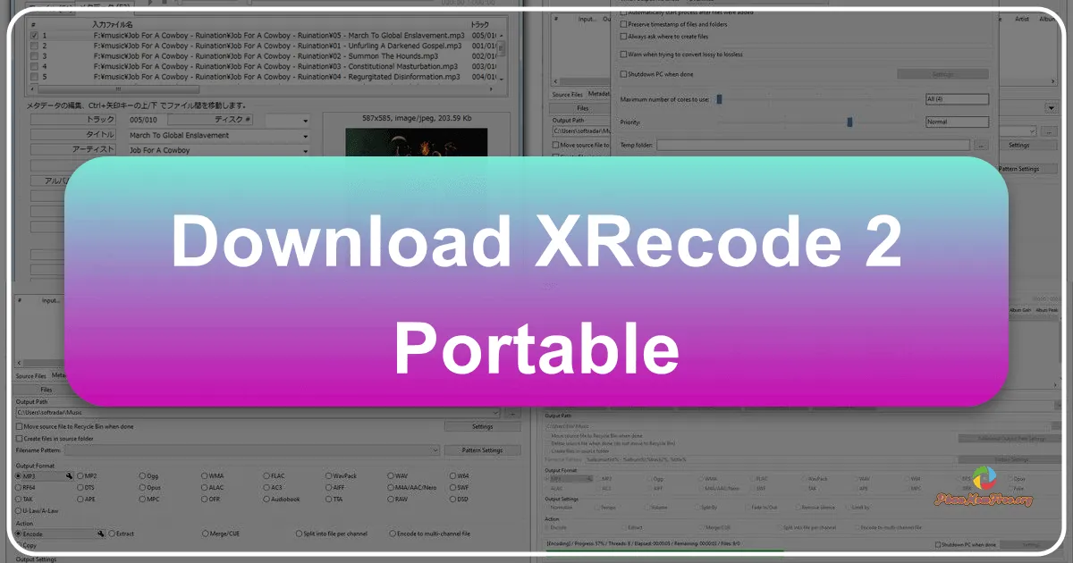xrecode-2-portable: Your Versatile Audio Conversion Companion