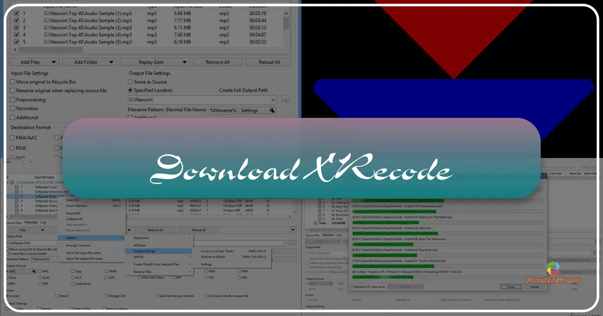 XRecode: A Comprehensive Review of a Free Audio Converter