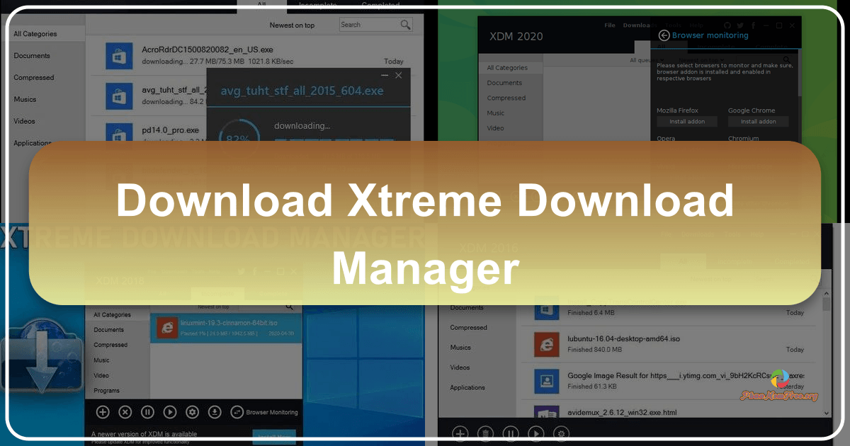 Xtreme Download Manager: A free, open-source download accelerator with built-in conversion and antivirus features. /images/download-xtreme-download-manager.png