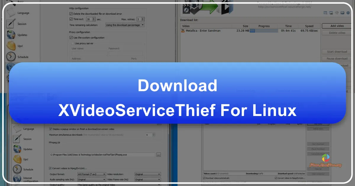 xVideoServiceThief cho Linux: Công cụ tải video đa năng và miễn phí