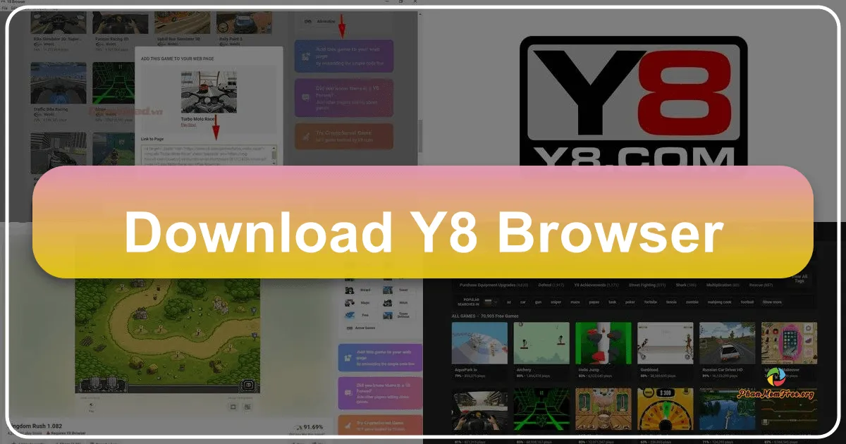 Y8 Browser: Cổng Game Y8 Trên Máy Tính – Trải Nghiệm Hàng Vạn Game Flash Và Hơn Thế Nữa