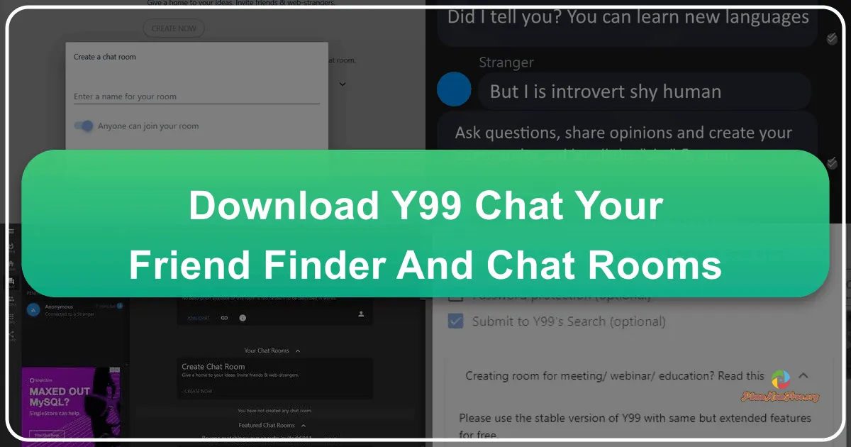 Y99 Chat: Your Friend Finder and Chat Rooms