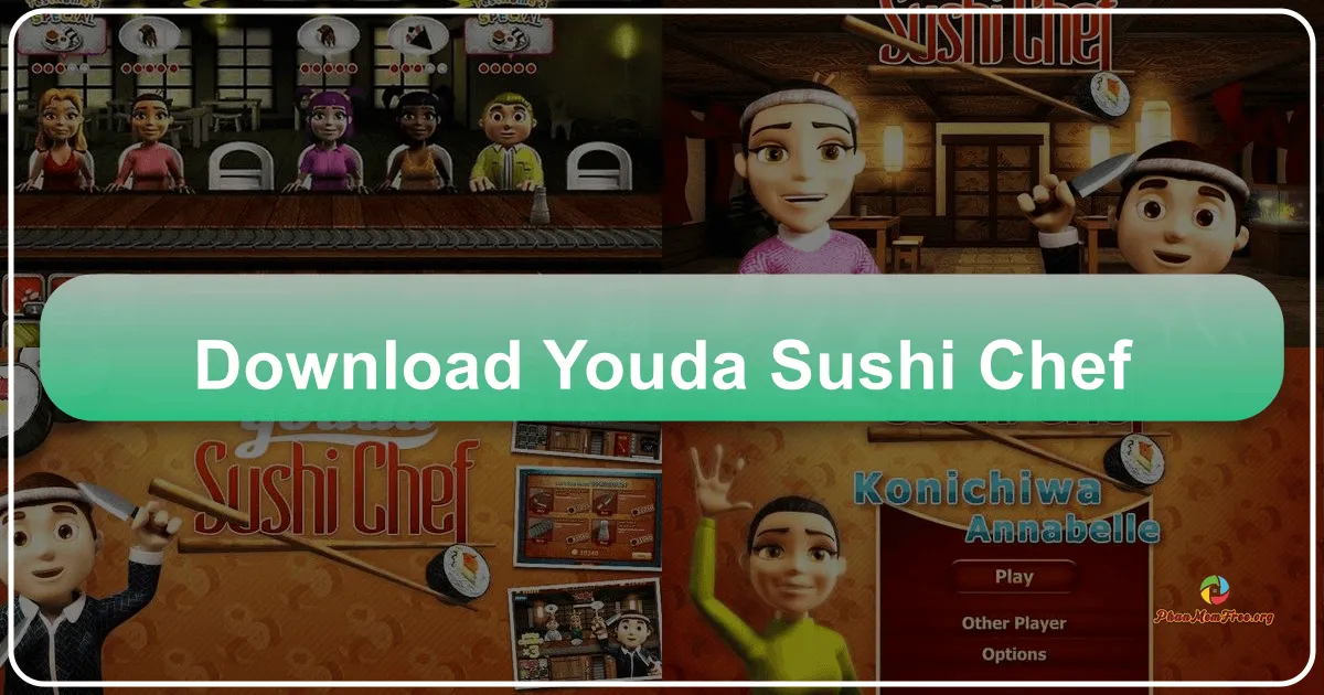 Youda Sushi Chef: Biến Giấc Mơ Đầu Bếp Sushi Thành Hiện Thực
