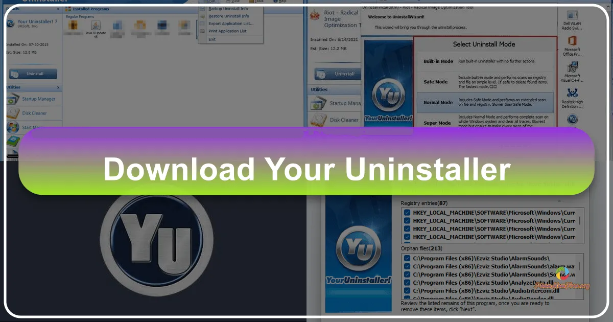 Your Uninstaller: Giải pháp tối ưu cho việc gỡ bỏ ứng dụng trên Windows