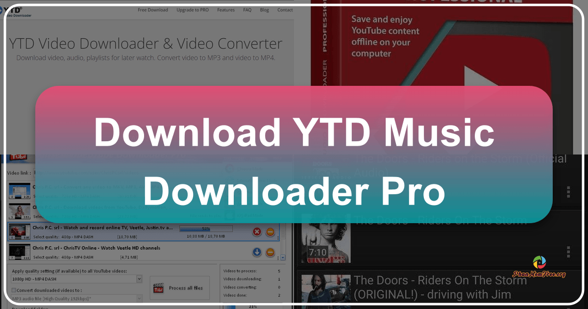 YTD Music Downloader Pro: A free YouTube video downloader with conversion capabilities and easy-to-use interface features. /images/download-ytd-music-downloader-pro.png