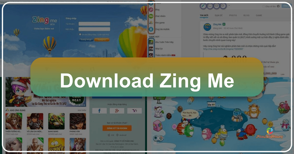 Zing Me: Mạng xã hội giải trí hàng đầu Việt Nam với nhiều tính năng hấp dẫn. /images/download-zing-me.png