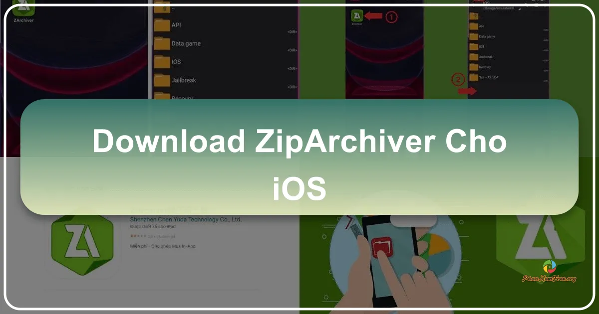 ZipArchiver cho iOS: Ứng dụng Giải nén và Nén tệp tin Toàn diện trên iPhone, iPad