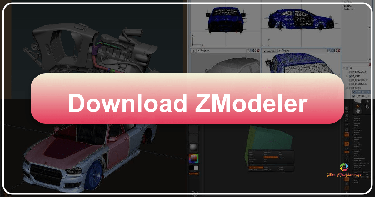 ZModeler: a free, powerful 3D modeling tool for advanced users and game modders with precise control. /images/download-zmodeler.png