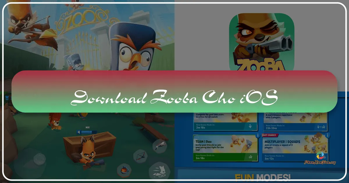 Zooba cho iOS: Trận Chiến Sinh Tồn Hoang Dã Trong Vườn Thú