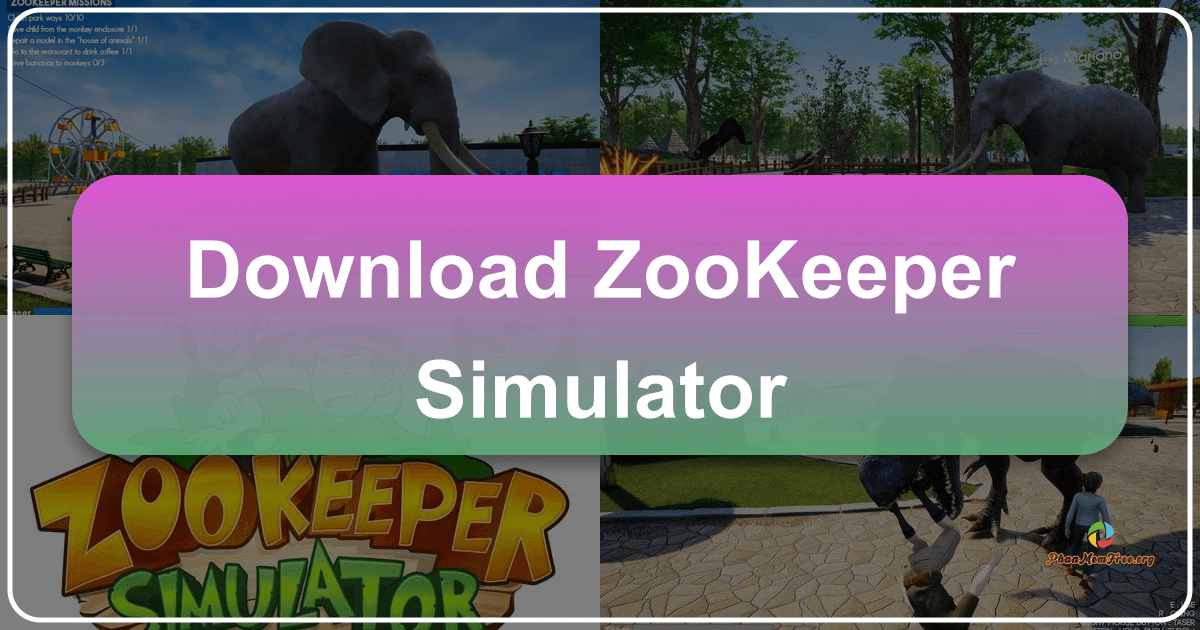 ZooKeeper Simulator: A chaotic and humorous zoo management game with unique gameplay and addictive physics. /images/download-zookeeper-simulator.png